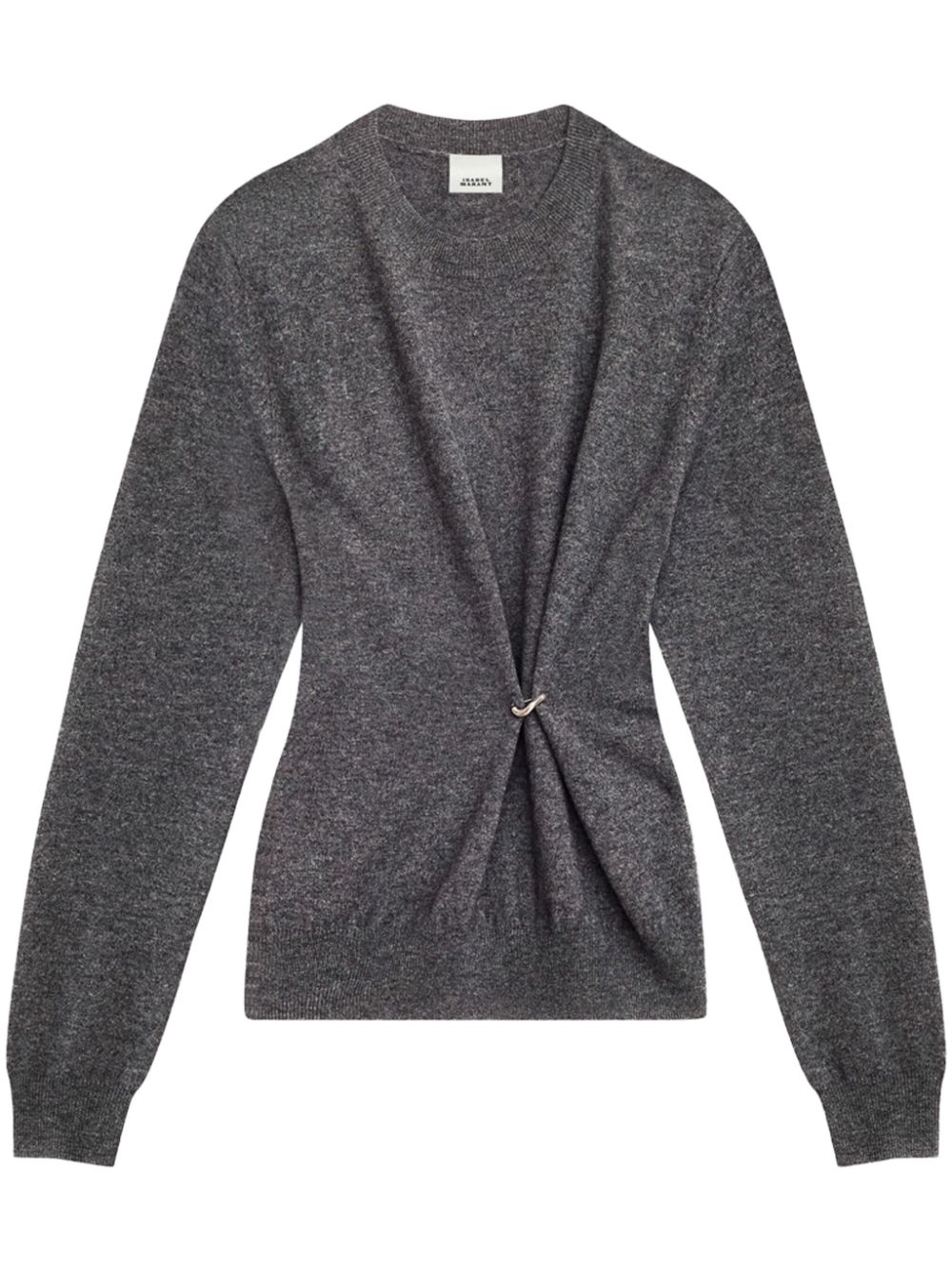 【ISABEL MARANT】Ilaria Wool & Cashmere Blend Sweater チャコールグレー［PU0642FA-B1L07I02AN］