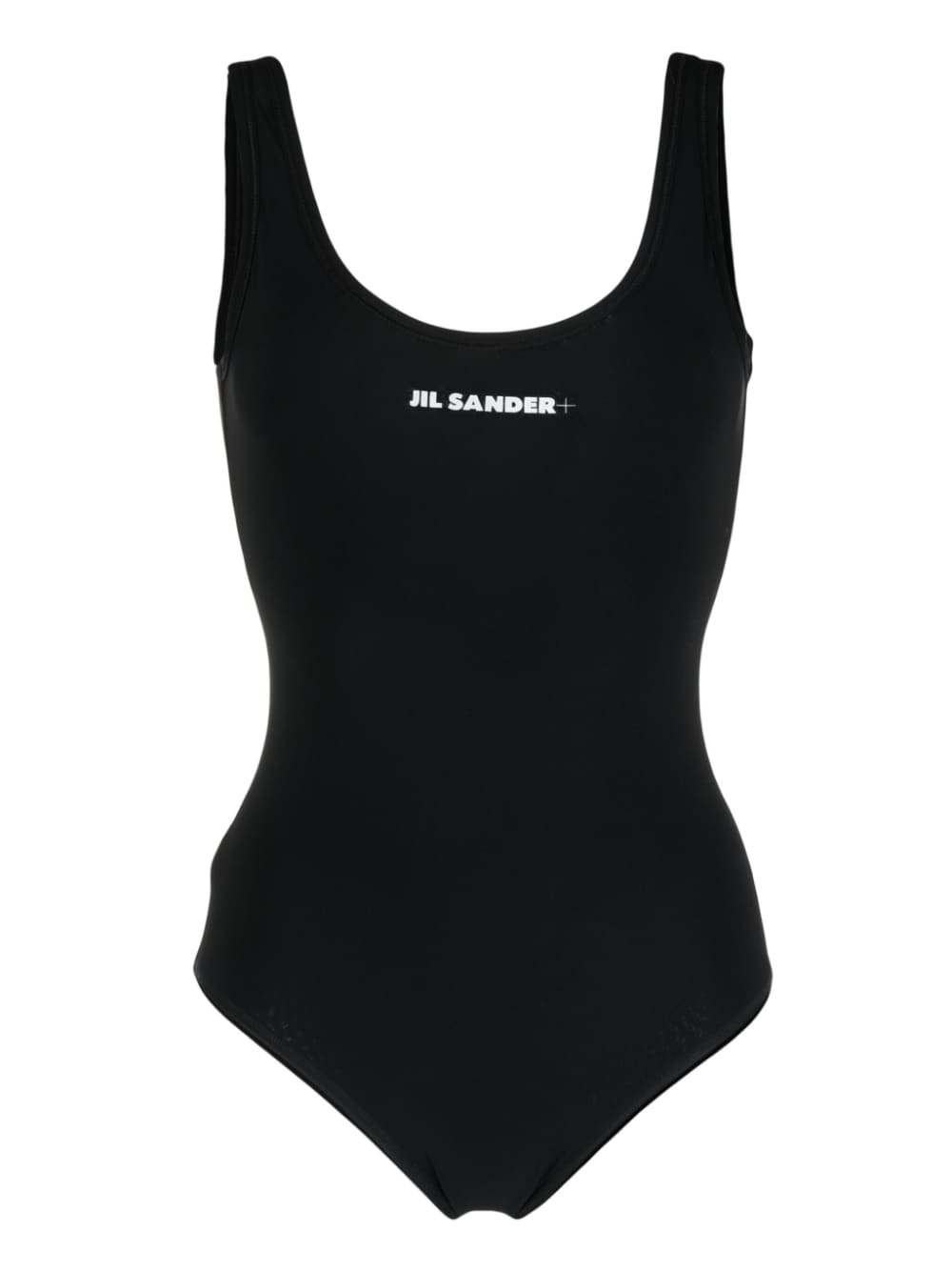 【JIL SANDER】ロゴ ワンピーススイムスーツ ブラック［J40SD0104J20011001］