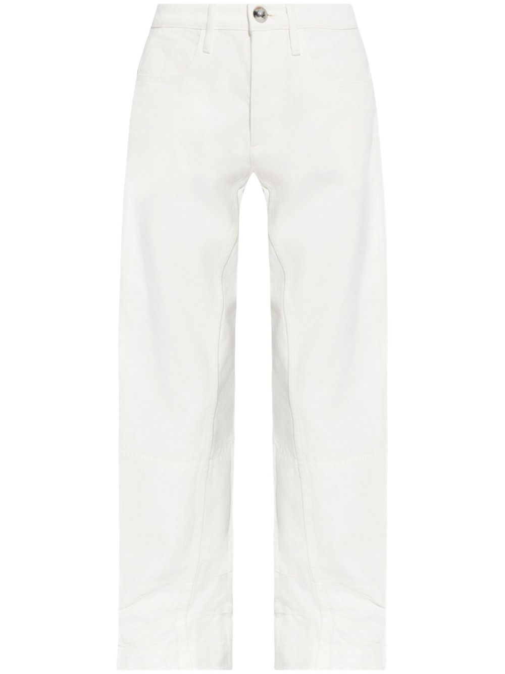 【JIL SANDER】ホワイトデニムジーンズ ストレートフィット［J04KA0115J46463102］