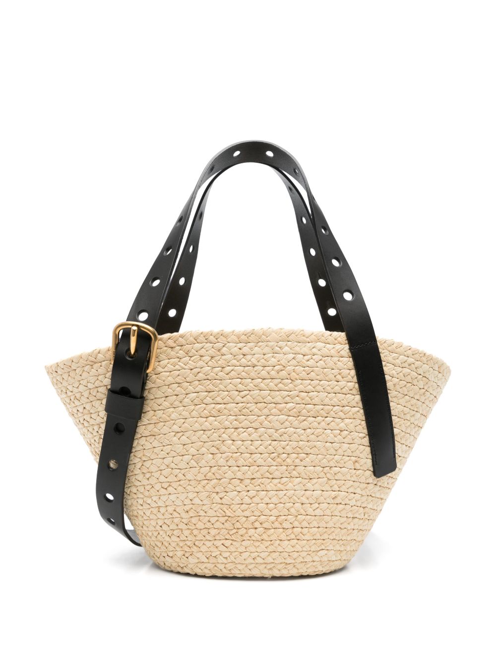 【LOEWE】Paula’s Ibiza スモール パンチホール バスケットバッグ ベージュ［A223BBPX012123］