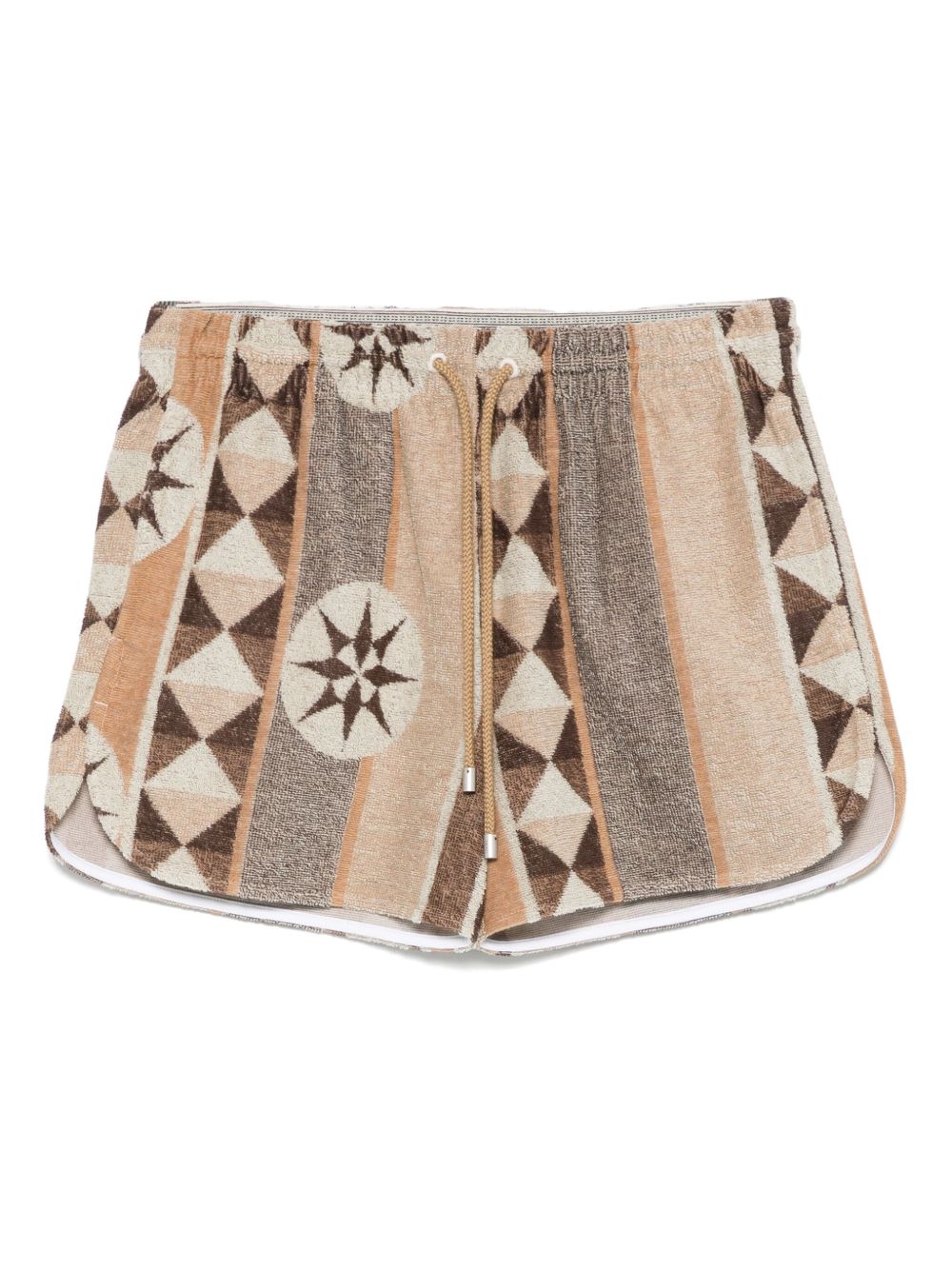 【LOEWE】Paula’s Ibiza コットンジャカード ショーツ ベージュ［S616Y1KX043046］