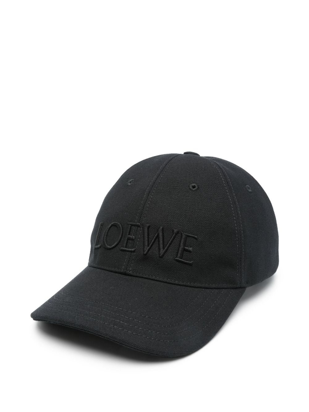 【LOEWE】ロゴ 刺繍 ベースボールキャップ ブラック［K820358X361100］