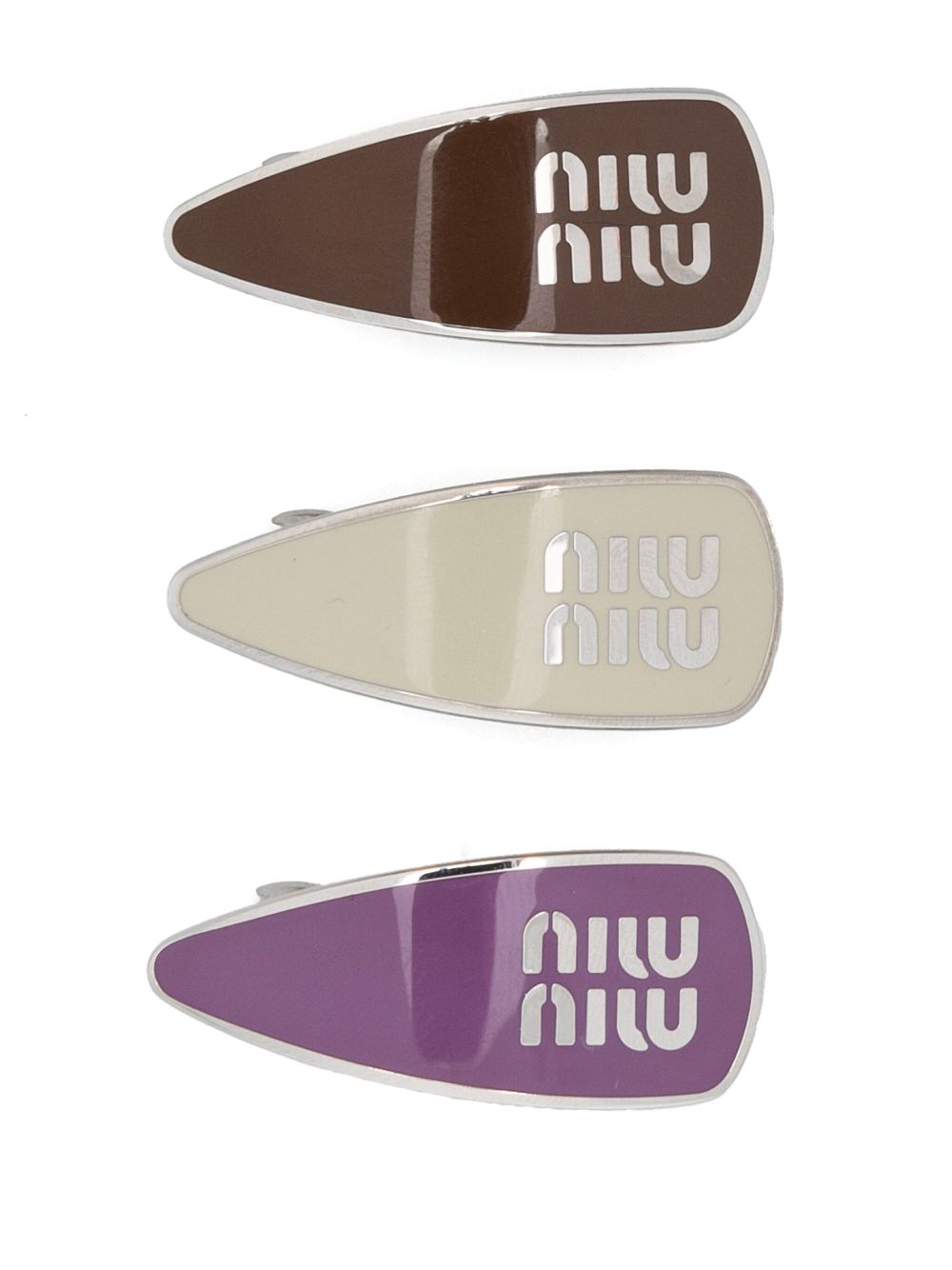 【MIU MIU】Hail Clip 3 Pack ヘアクリップセット［5IF2162F6TF04CQ］