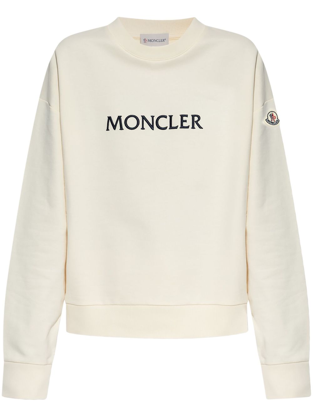 【MONCLER】Logo Embroidery Sweatshirt ホワイト［K10938G0001689A1K037］