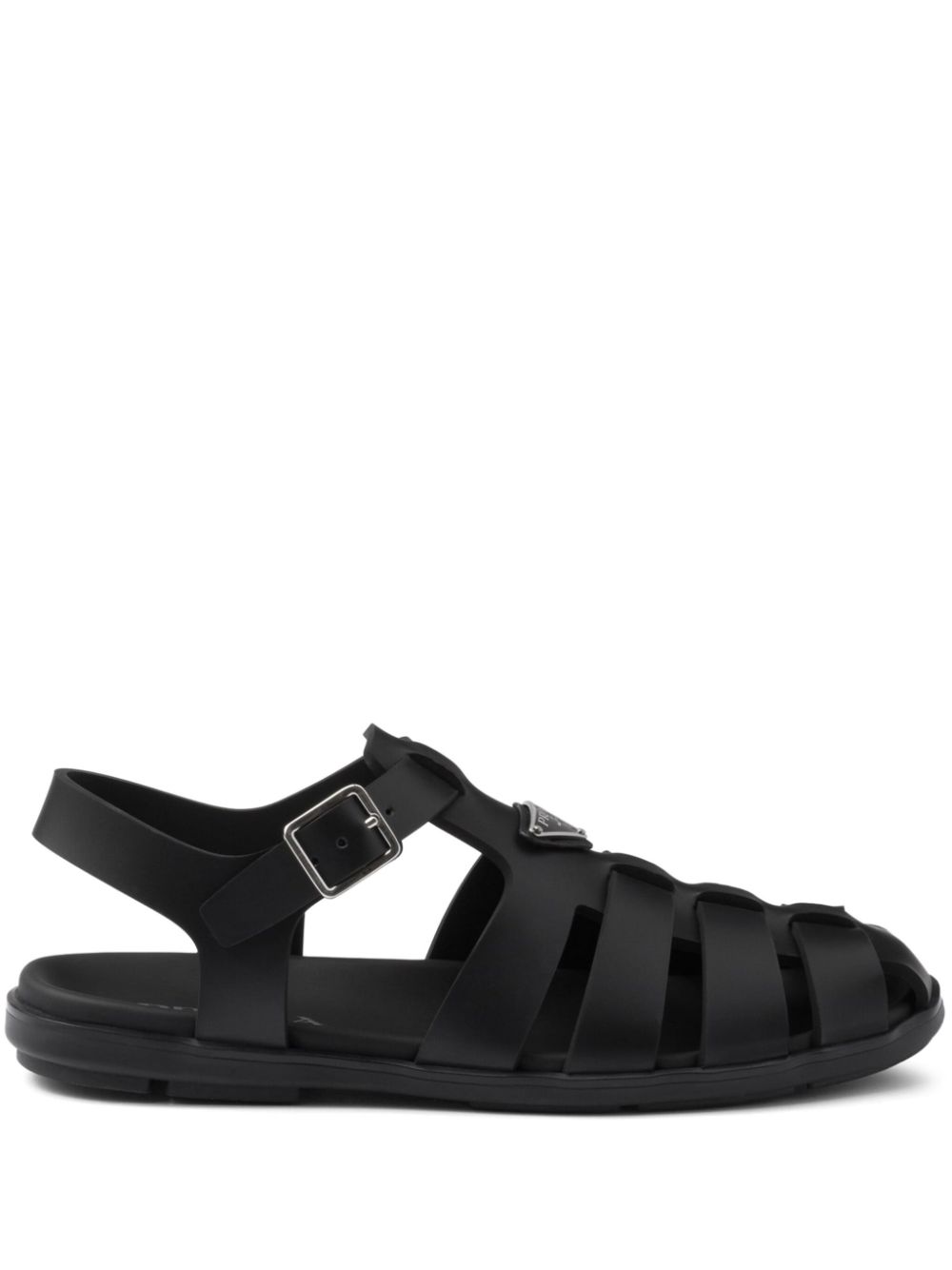 【PRADA】ラバー フィッシャーマンサンダル ブラック［2X31193LKKF0002］