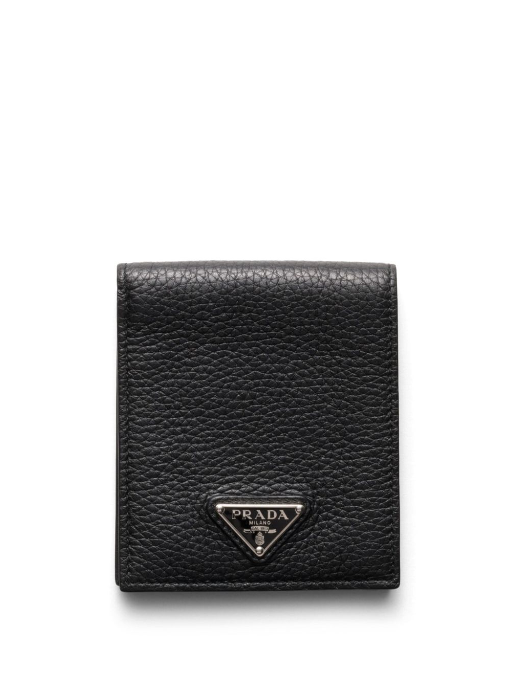 【PRADA】レザー 二つ折り財布 ブラック［2MO5132E54F0002］