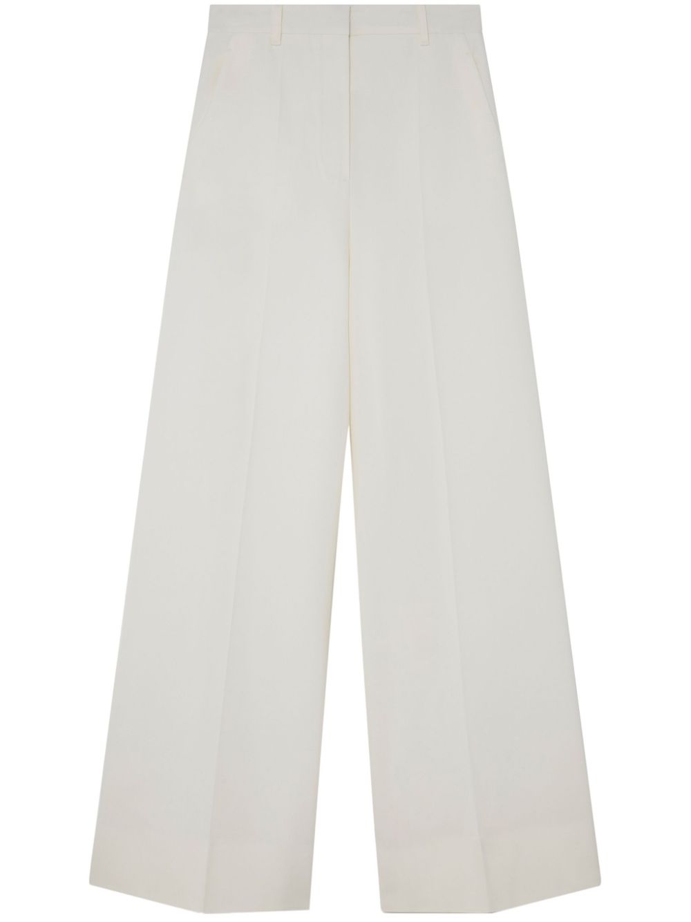 【STELLA McCARTNEY】ハイウエストフレアウールパンツ ベージュ［6402063CU7049200］