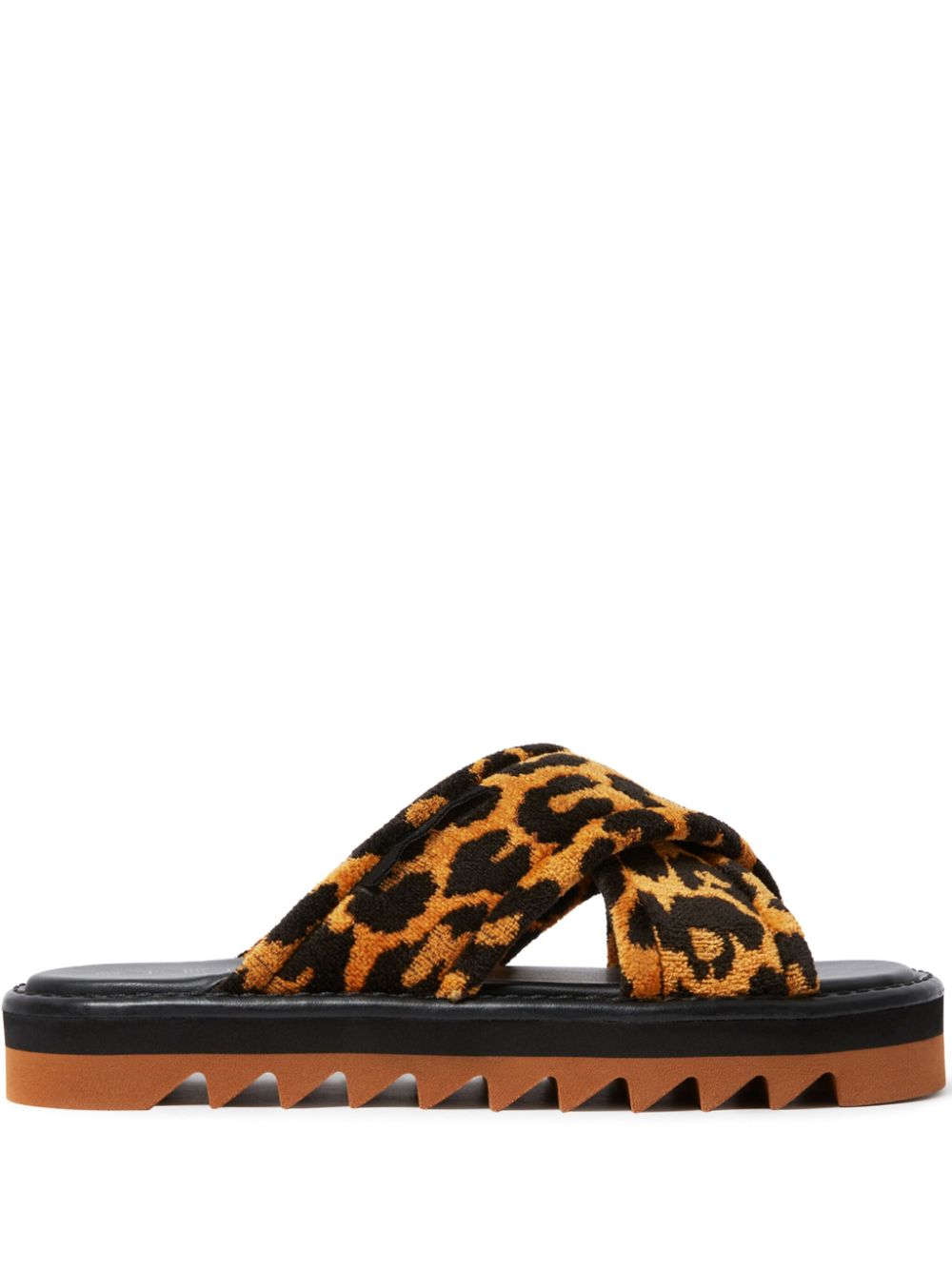 【STELLA McCARTNEY】スニークエリス レオパード ツイストサンダル［810490AFACV02008］