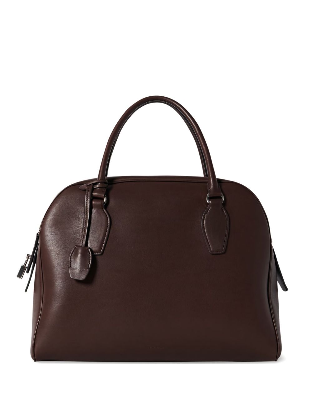 【THE ROW】India 12 00 Leather Handbag Chestnut［W1595L72CHSS］