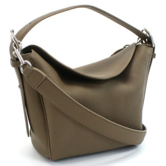 アペードモッド APEDE MOD セミショルダー ブランド ハンドバッグCUBE BAG 6971899786327ETOUPE TOGO ブラウン系 bag-01