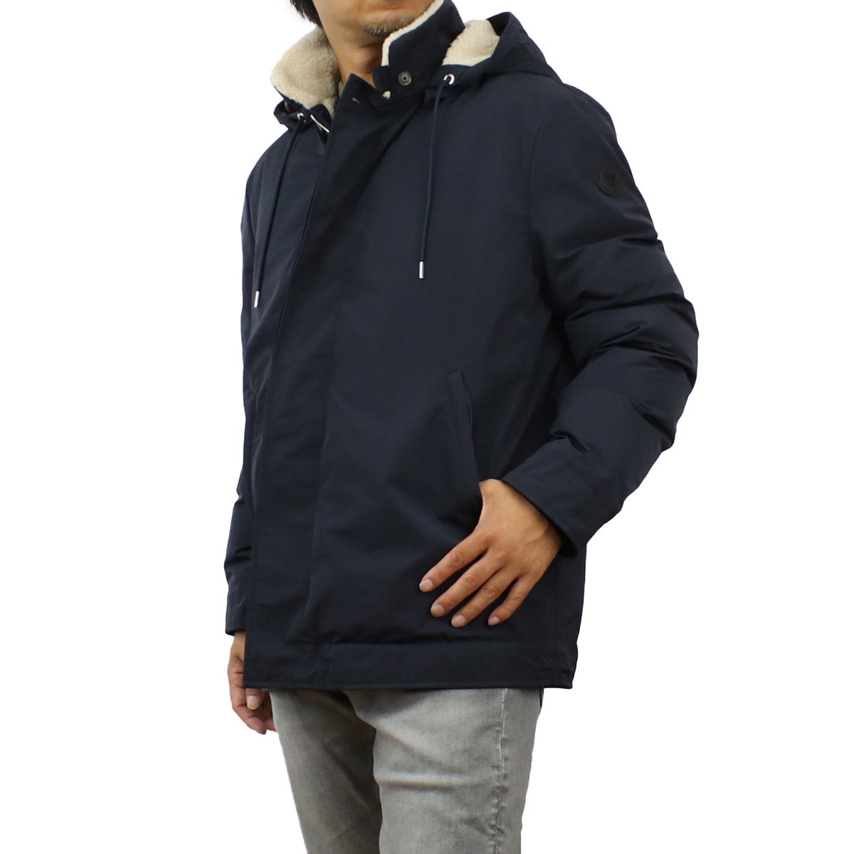 モンクレール MONCLER メンズ ダウンジャケット ブランド 1A00249 THEOLIER GIUBBO 57540 742ネイビー系 outer-01