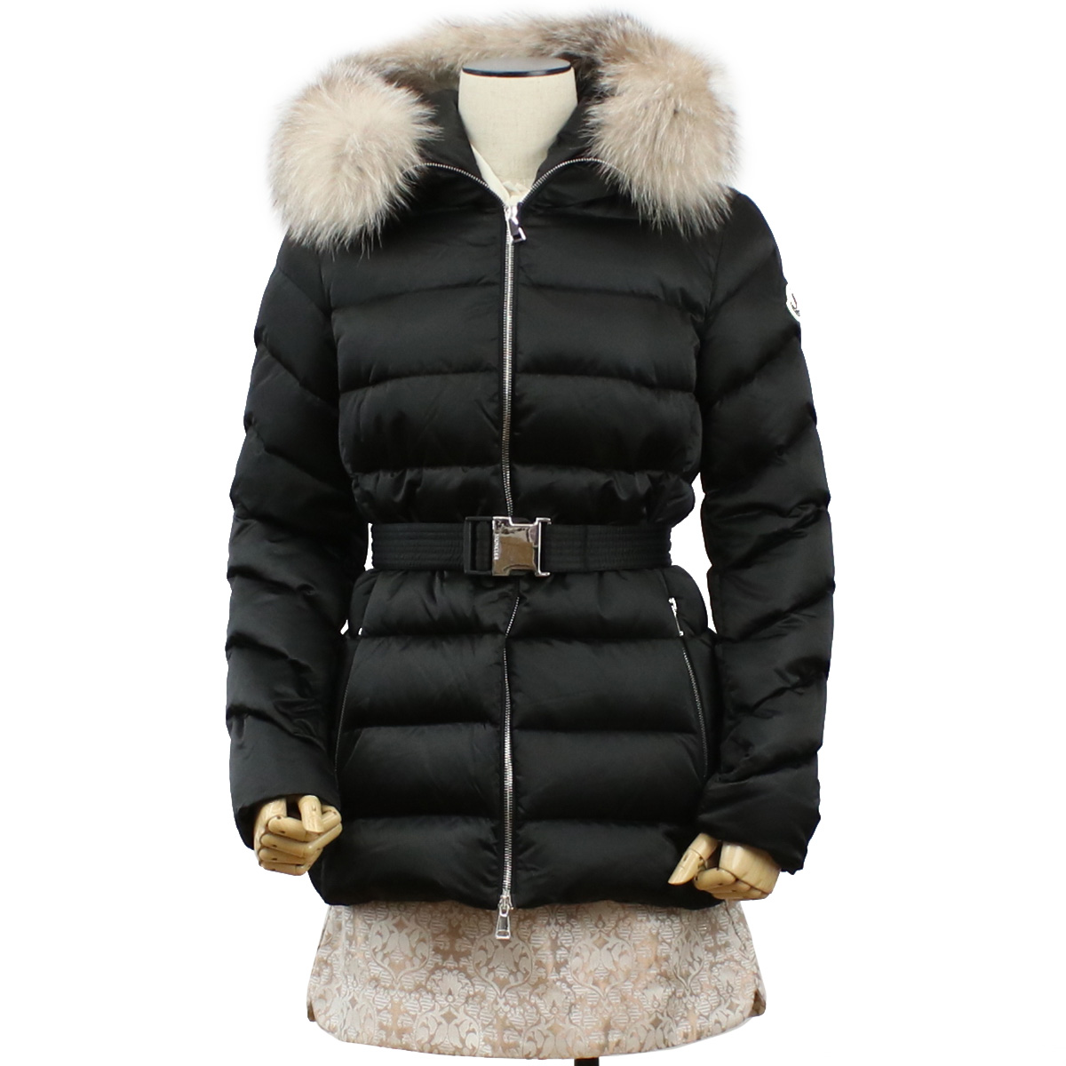 モンクレール MONCLER レディース ダウンジャケット ブランド 1A00117 CUPIDONE GIUBBO 59685 999ブラック outer-01 - 画像 (4)