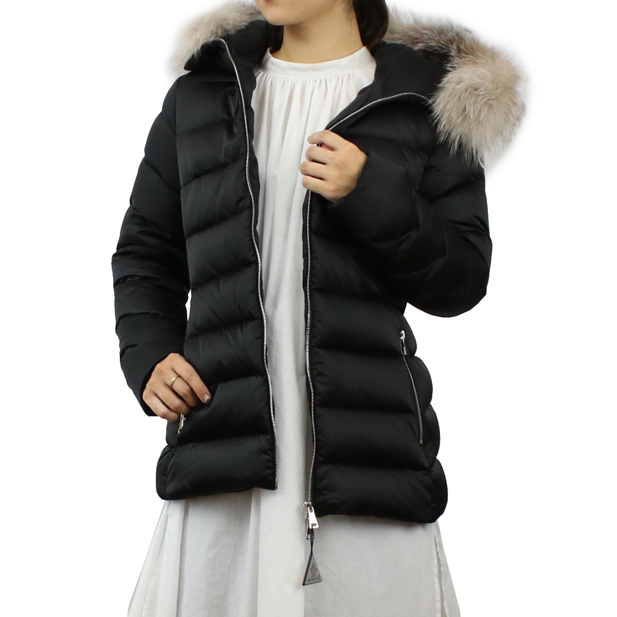 モンクレール MONCLER レディース ダウンジャケット ブランド 1A00117 CUPIDONE GIUBBO 59685 999ブラック outer-01