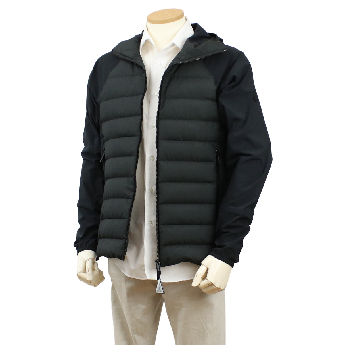 モンクレール MONCLER メンズ ダウンジャケット ブランド 1A00033 VIAUR GIUBBOTTO 596IU 999マットブラック outer-01 - 画像 (3)