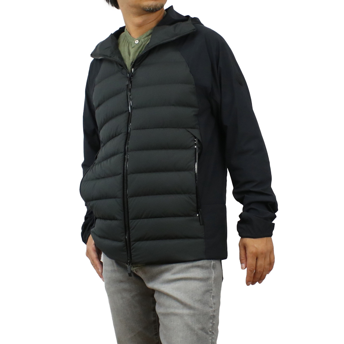 モンクレール MONCLER メンズ ダウンジャケット ブランド 1A00033 VIAUR GIUBBOTTO 596IU 999マットブラック outer-01
