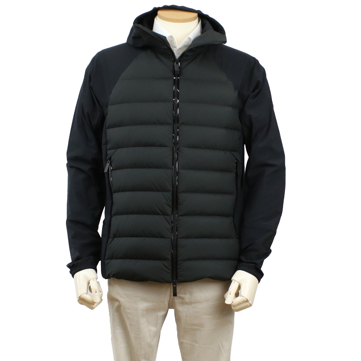 モンクレール MONCLER メンズ ダウンジャケット ブランド 1A00033 VIAUR GIUBBOTTO 596IU 999マットブラック outer-01 - 画像 (4)