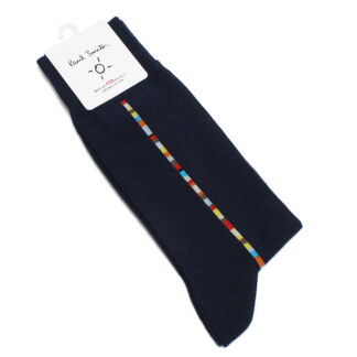 ポールスミス Paul Smith メンズ ライン ソックス M1A800MO HF775 47ネイビー系 socks-01