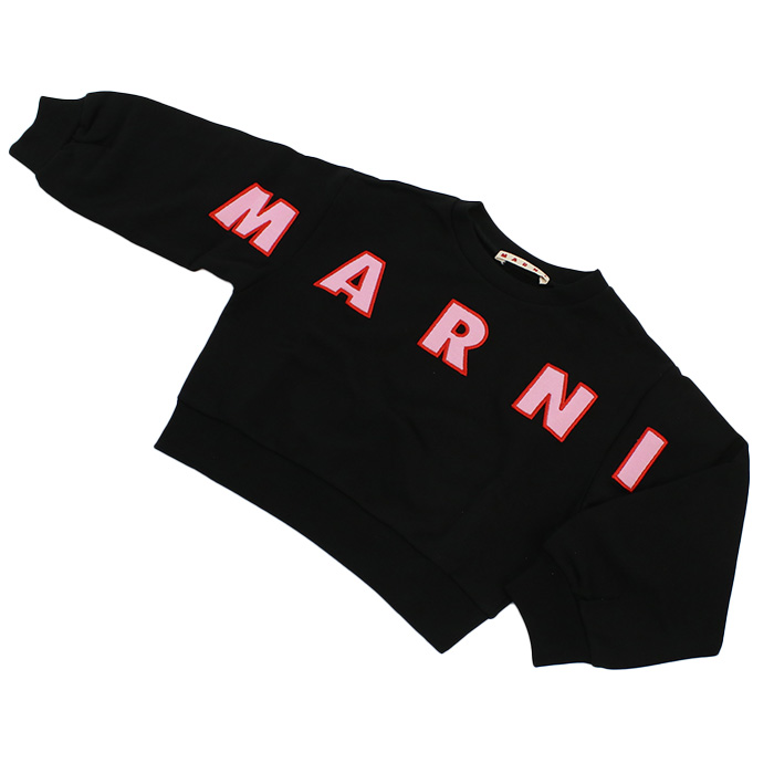 マルニ MARNI キッズスウェット ブランドM01193 M00RE 0M900 ブラック apparel-01 kb-01 - 画像 (4)