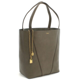 Chloe クロエ SPIN トートバッグ CHC25SS811N84 036 レディース グレー レザー
