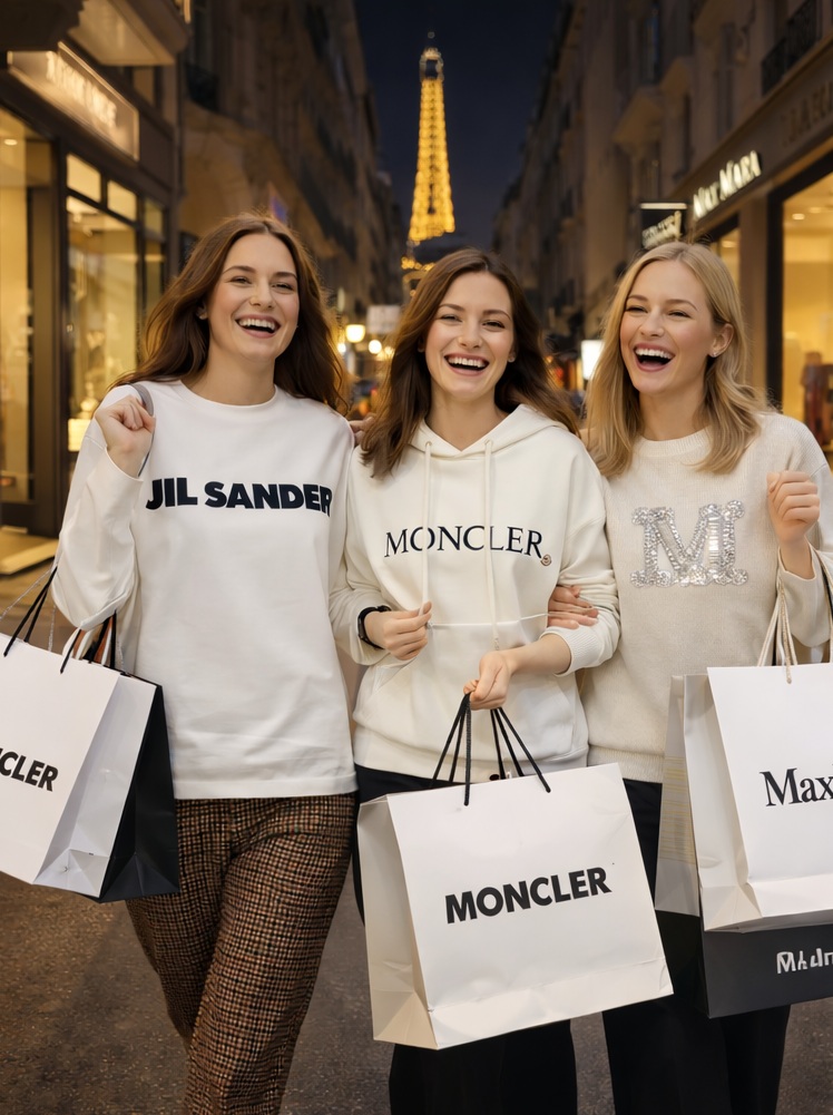 モンクレール MONCLER レディース ロゴ フーディー パーカー 8G00016 HOODIE 89A1K 037ホワイト系 apparel-01 - 画像 (10)