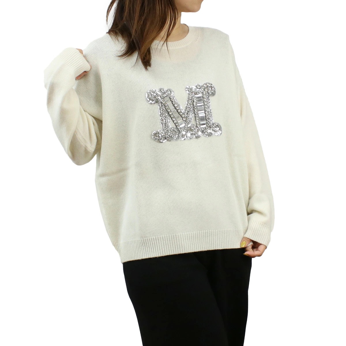 マックスマーラ MaxMara レディース PALATO カシミア ニット セーター ブランド 13660533 PALATO 600 001 ホワイト系