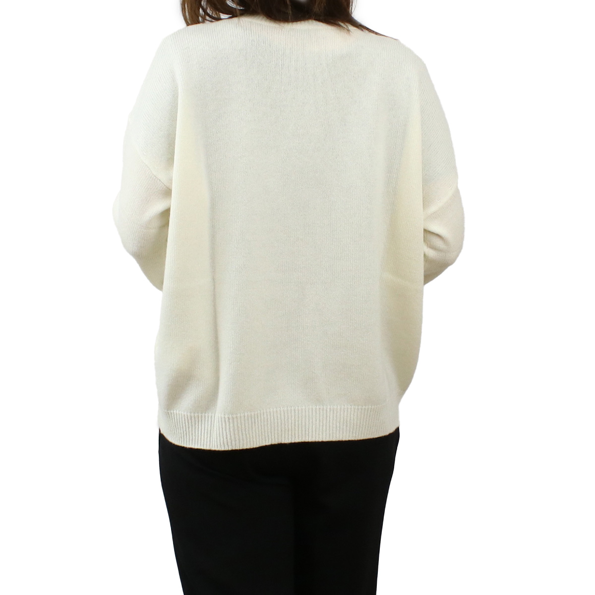 マックスマーラ MaxMara レディース PALATO カシミア ニット セーター ブランド 13660533 PALATO 600 001 ホワイト系 - 画像 (5)