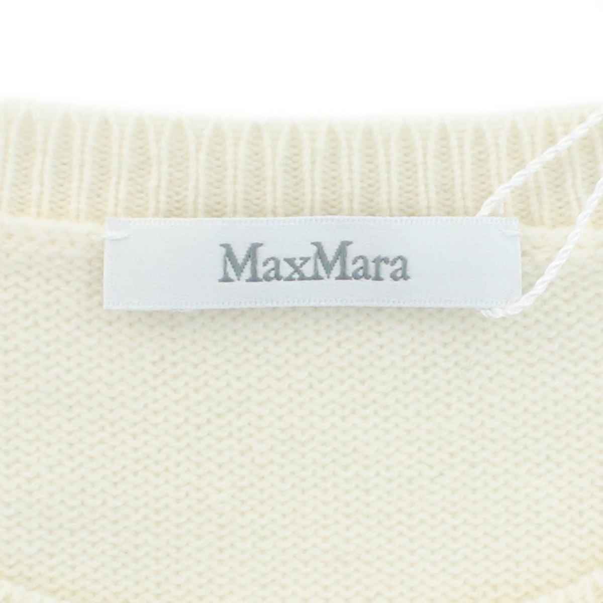 マックスマーラ MaxMara レディース PALATO カシミア ニット セーター ブランド 13660533 PALATO 600 001 ホワイト系 - 画像 (7)