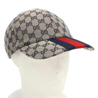 グッチ GUCCI メンズ オリジナル GG ベースボールキャップ789016 4HBA8 4084ブルー系 ベージュ系 cap-01