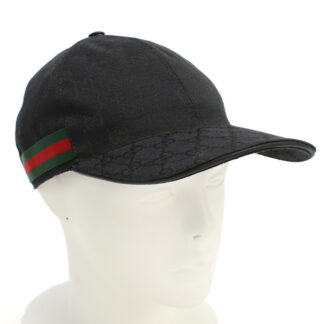 グッチ GUCCI ベースボールキャップ メンズ GGキャンバス200035 KQWBG 1060ブラック cap-01