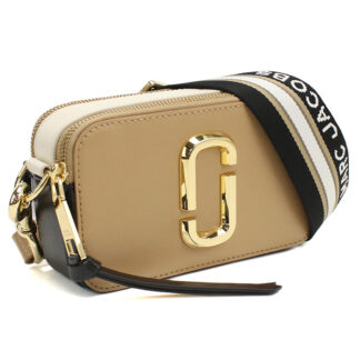 マーク・ジェイコブス MARC JACOBS THE SNAPSHOT 斜め掛けショルダー　ブランド2S3HCR500H03　233CAMEL MULTI ブラウン系 マルチカラー　bag-01