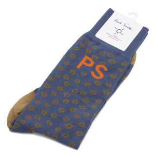 ポールスミス Paul Smith メンズ 総柄 ソックスM1A380CI N080 47ブルー系 マルチカラー socks-01