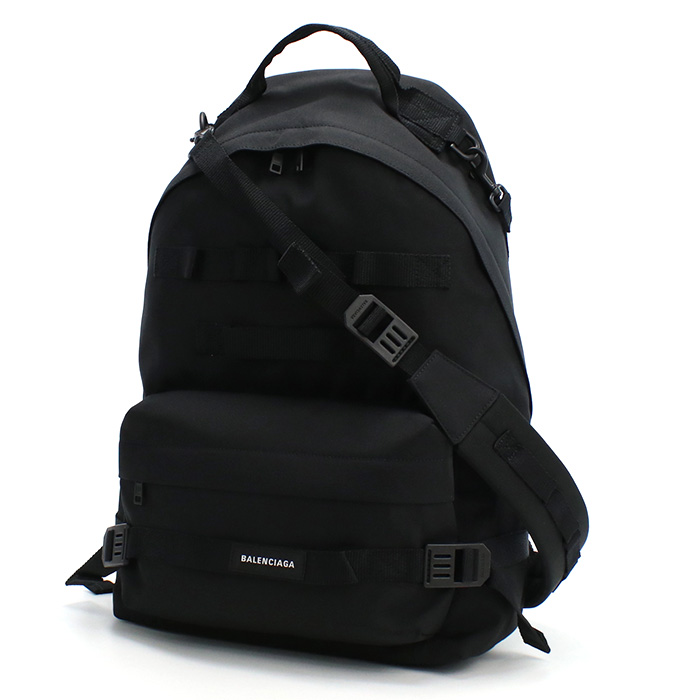 バレンシアガ BALENCIAGA リュック ブランド644033 2BKOI 1000ブラック bag-01 - 画像 (4)