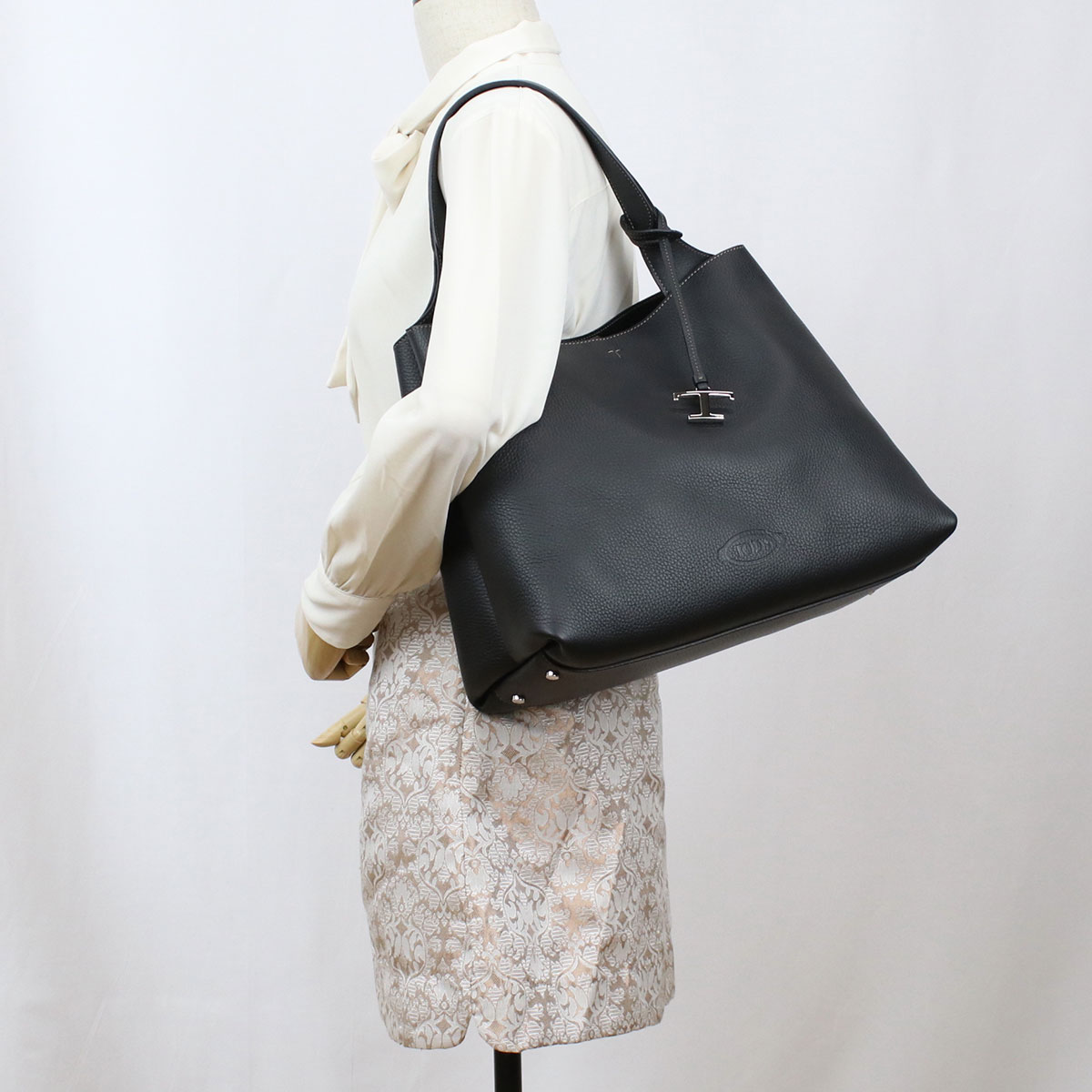 トッズ TOD'S トートバッグ ブランド 通勤 通学 XBWAPAA9300 QRI B999ブラック bag-01 - 画像 (11)