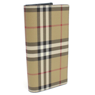 バーバリー BURBERRY 長財布ニ折小銭入付き ブランド8084168 A7026ARCHIVE BEIGE ベージュ系 マルチカラー wallet-01
