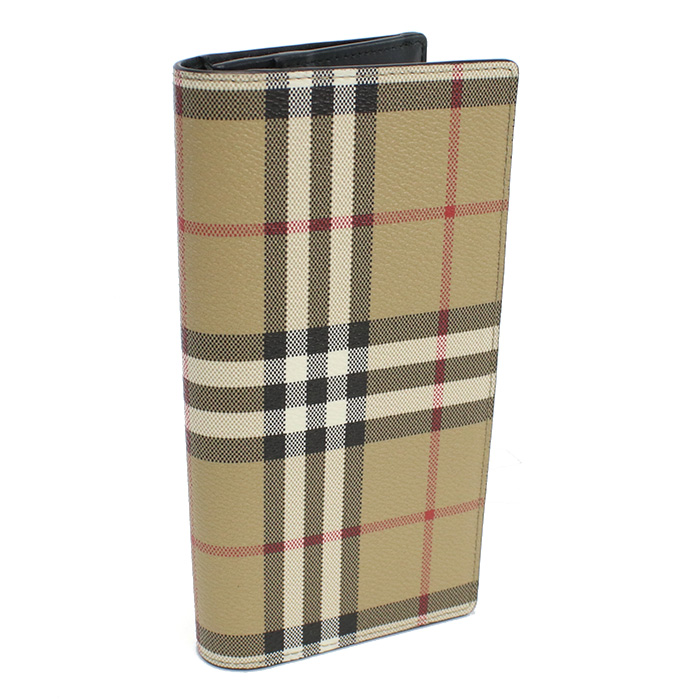 バーバリー BURBERRY 長財布ニ折小銭入付き ブランド8084168 A7026ARCHIVE BEIGE ベージュ系 マルチカラー wallet-01 - 画像 (4)