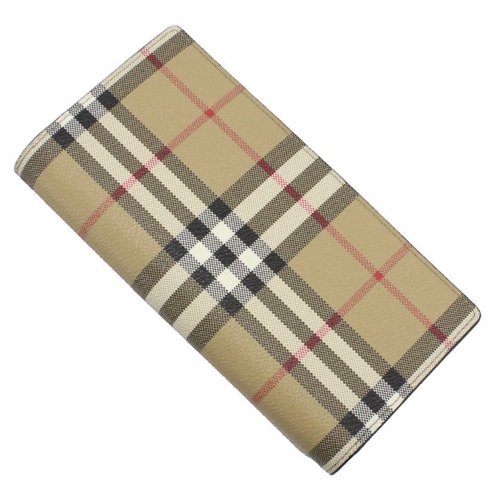 バーバリー BURBERRY 長財布ニ折小銭入付き ブランド8084168 A7026ARCHIVE BEIGE ベージュ系 マルチカラー wallet-01 - 画像 (5)