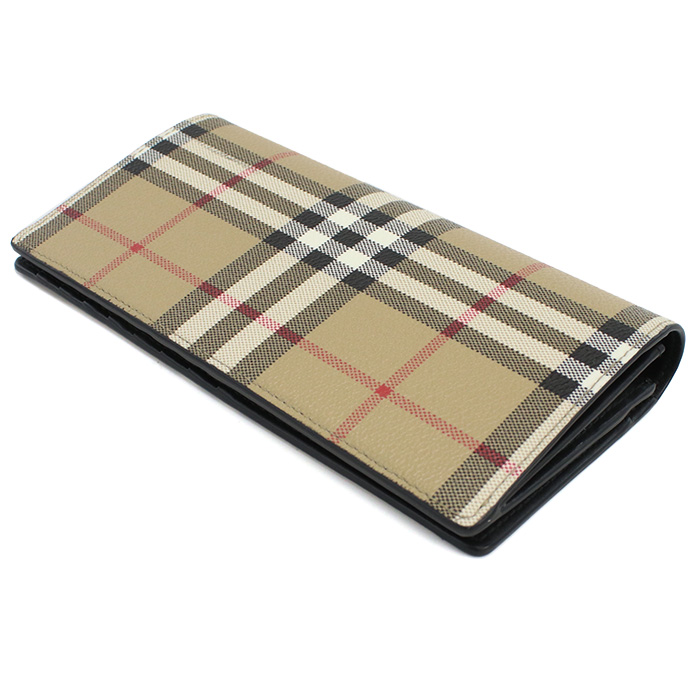 バーバリー BURBERRY 長財布ニ折小銭入付き ブランド8084168 A7026ARCHIVE BEIGE ベージュ系 マルチカラー wallet-01 - 画像 (9)