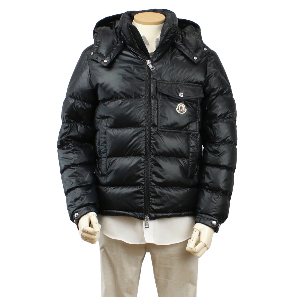 モンクレール MONCLER メンズ ダウンジャケット 上着 ブランド 1A00001 WOLLASTON GIUBB 595ZZ 999ブラック outer-01 - 画像 (3)