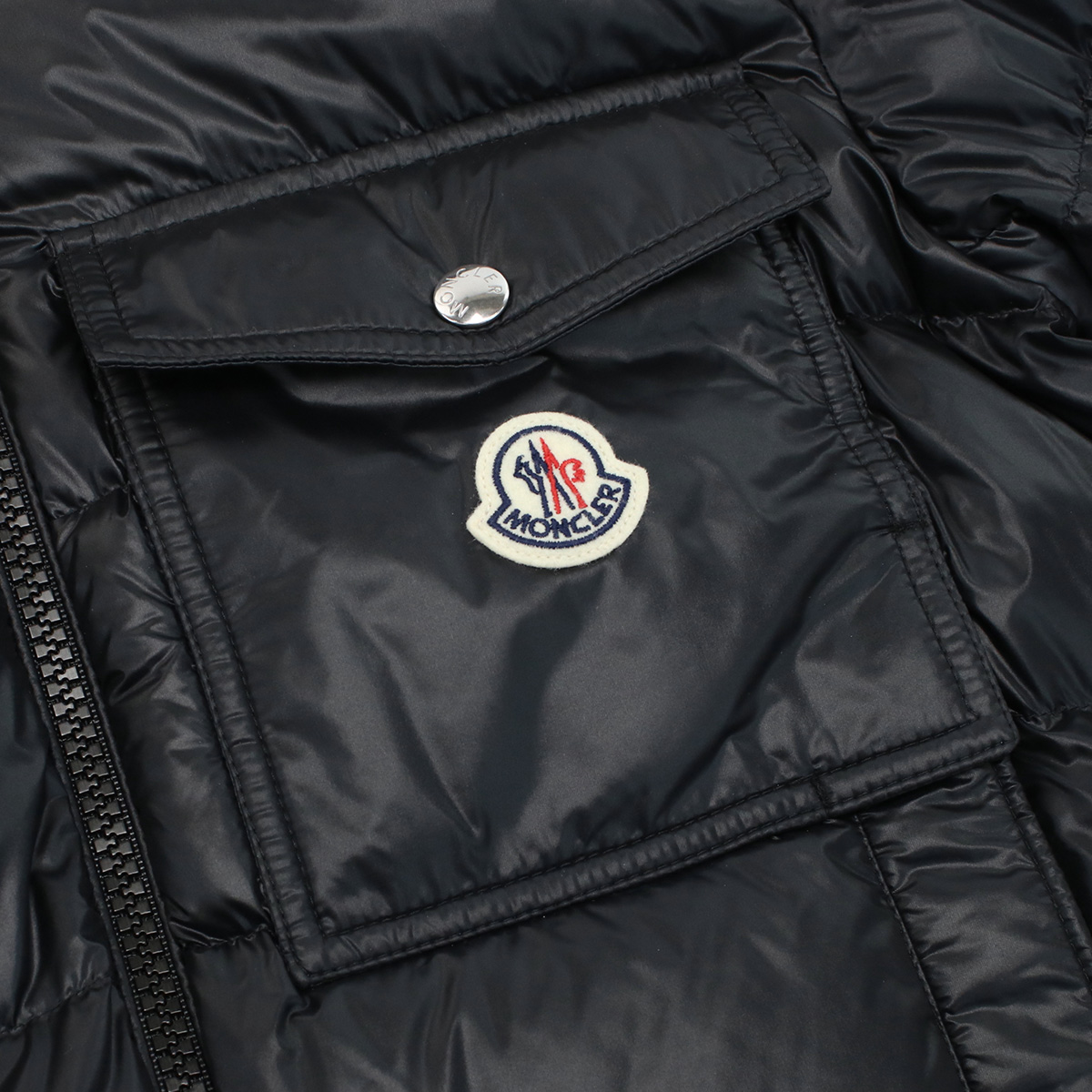 モンクレール MONCLER メンズ ダウンジャケット 上着 ブランド 1A00001 WOLLASTON GIUBB 595ZZ 999ブラック outer-01 - 画像 (9)