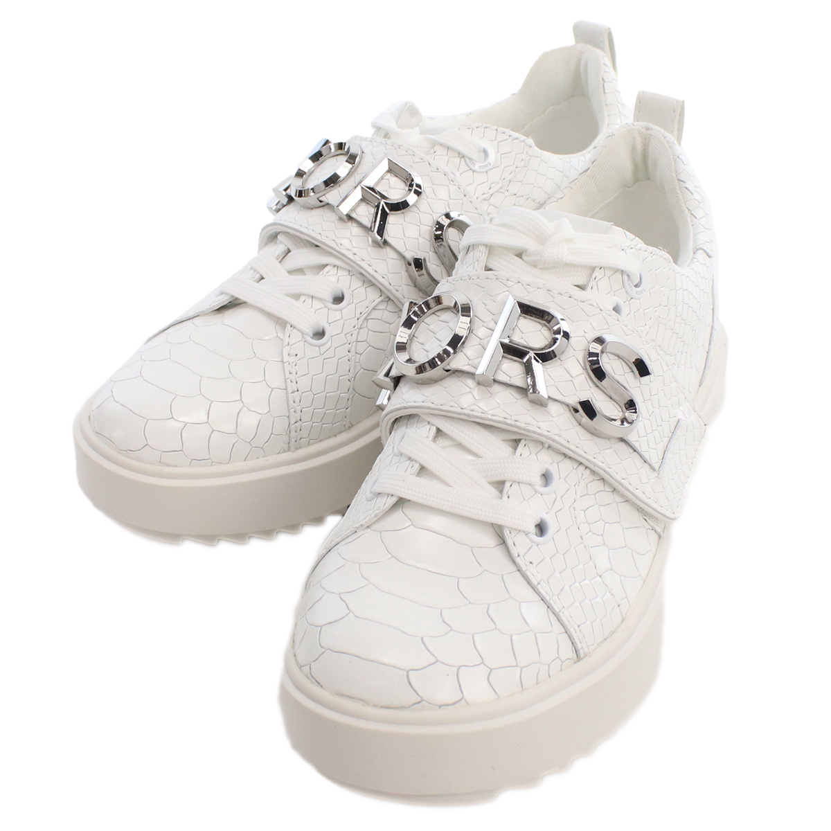 マイケルコース MICHAEL KORS STRAP LACE UP レディース スニーカー ブランド ロゴ43R3EMFS1E 085OPTIC WHITE shoes-01 - 画像 (2)