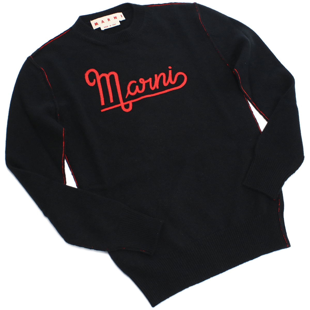 マルニ MARNI レディース-セーター,ニットGCMD0283Q0 UFH525 00N99ブラック apparel-01 - 画像 (4)