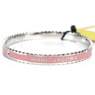 マークジェイコブス MARC JACOBS THE MEDALLION SCALLOPED BANGLE バングルJ103MT7PF22　672 QUARTZ PINK-SILVER ピンク系 accessory-01