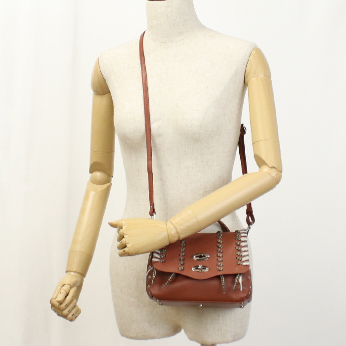 ZANELLATO ザネラート ハンドバッグ 6262 N6 Z9957 レディース ワインレッド - 画像 (10)