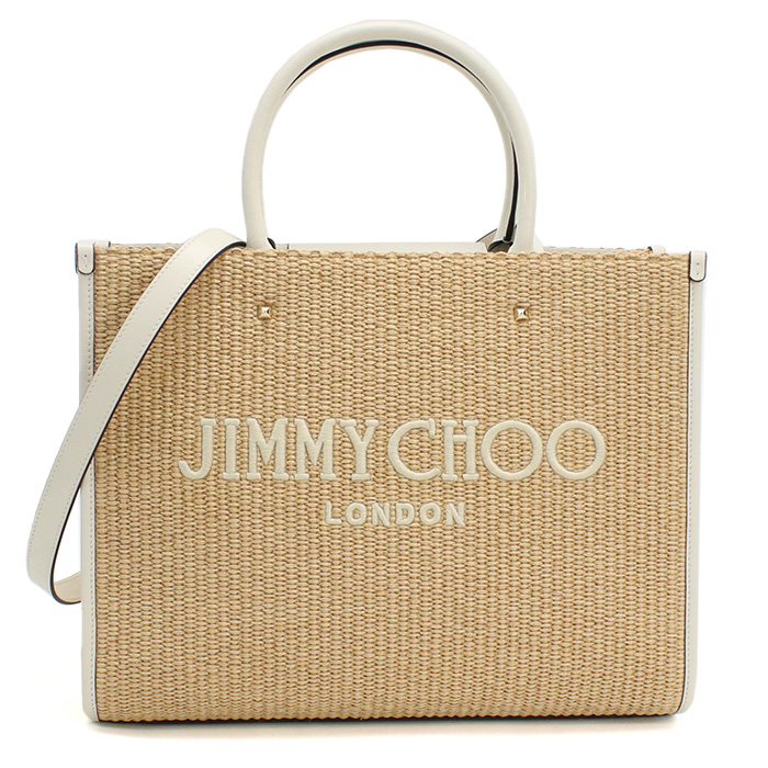 ジミーチュウ JIMMY CHOO カゴバッグ ブランドAVENUE M TOTE U JYC 241 NATURAL-LATTE-LIGHTベージュ系 bag-01 - 画像 (2)