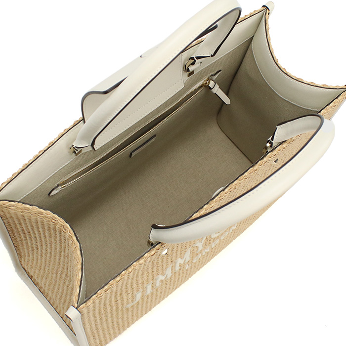 ジミーチュウ JIMMY CHOO カゴバッグ ブランドAVENUE M TOTE U JYC 241 NATURAL-LATTE-LIGHTベージュ系 bag-01 - 画像 (8)