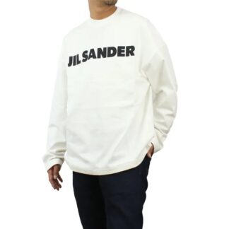 JIL SANDER　ジル サンダー  メンズ－ロングＴシャツ　ブランドJ22GC0136　J45148　102ホワイト系　apparel-01　ts-01