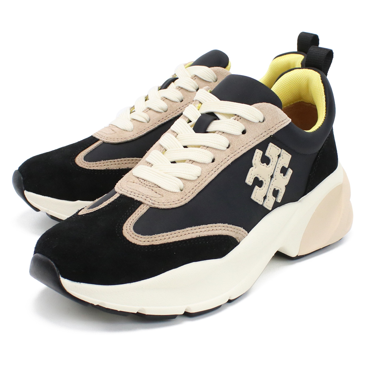 トリーバーチ TORY BURCH TORY レディースシューズ ブランド スニーカー レディース 83833 001 BLACK-CREAM ブラック shoes-01