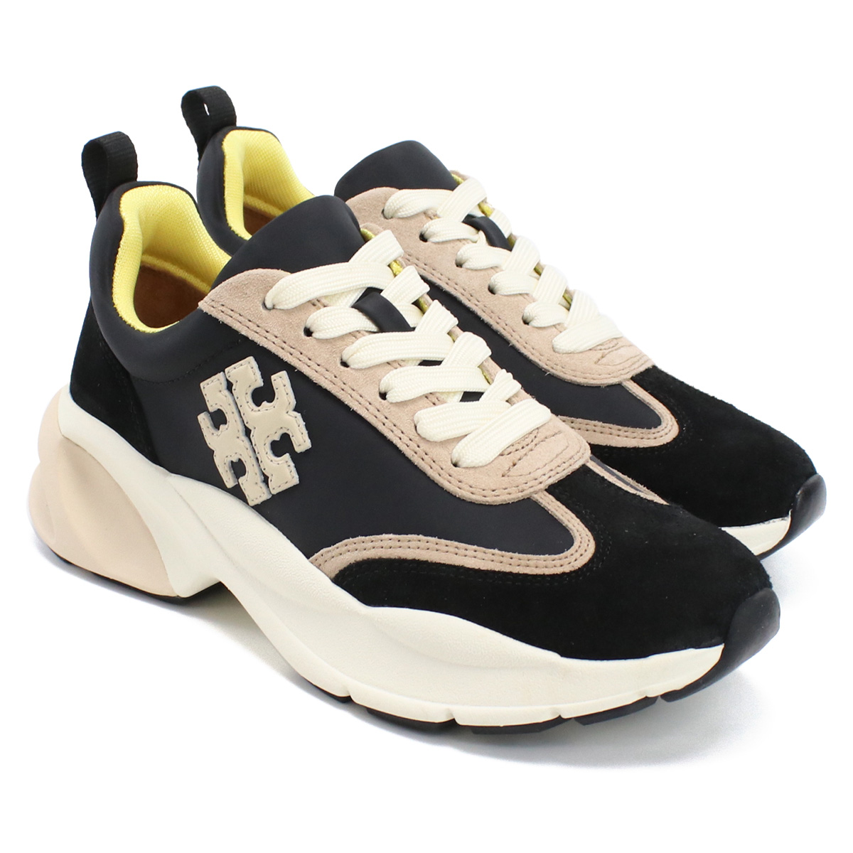 トリーバーチ TORY BURCH TORY レディースシューズ ブランド スニーカー レディース 83833 001 BLACK-CREAM ブラック shoes-01 - 画像 (2)