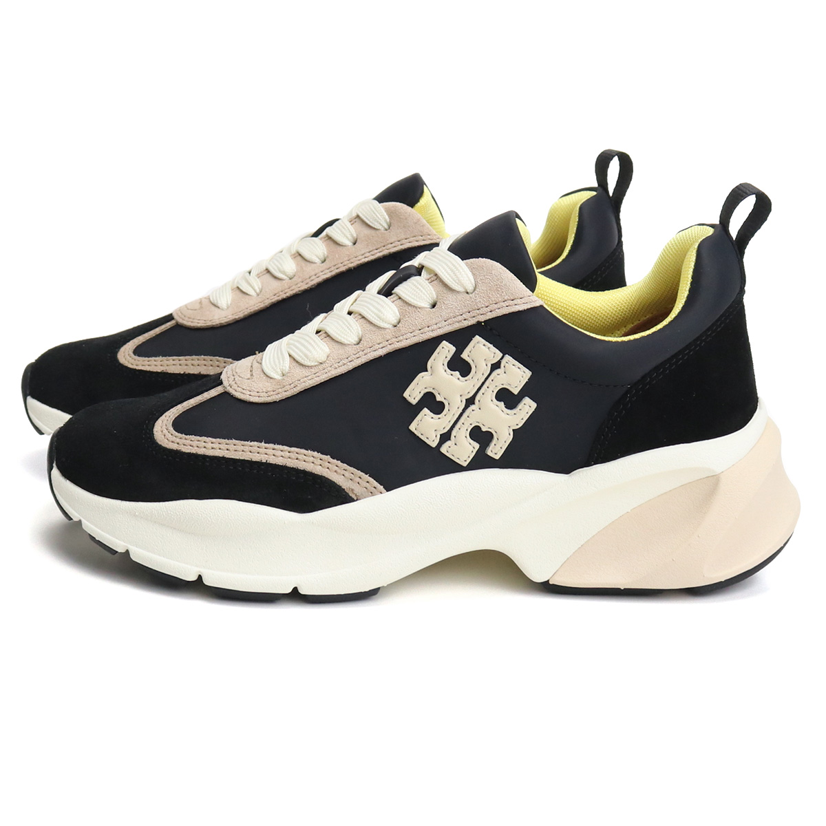トリーバーチ TORY BURCH TORY レディースシューズ ブランド スニーカー レディース 83833 001 BLACK-CREAM ブラック shoes-01 - 画像 (5)