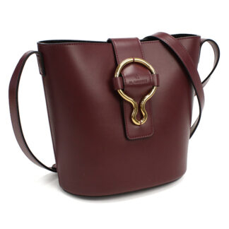 イル ビゾンテ IL BISONTE ショルダーバッグBBU035 PG0003 PU180AMARENA ボルドー系 bag-01